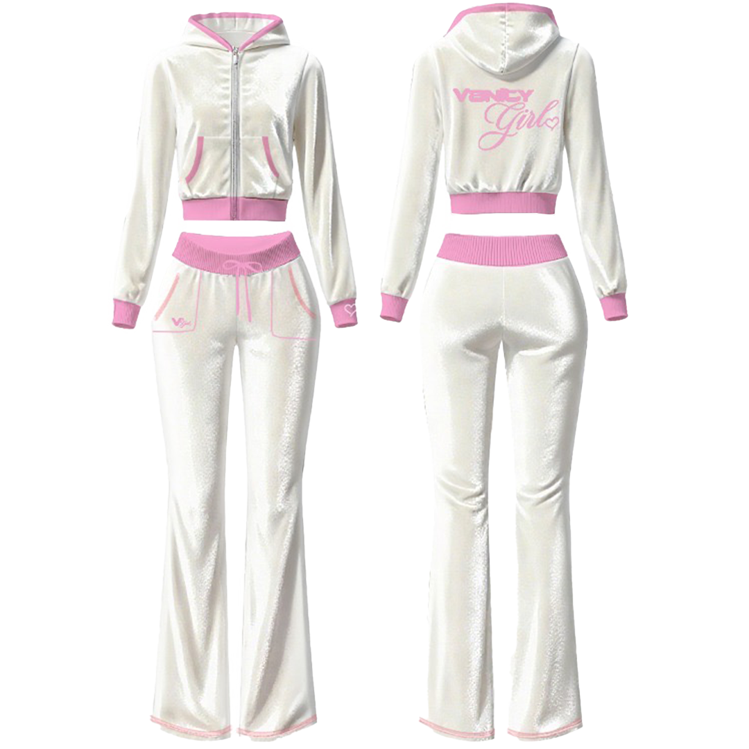 Vanity Girl Zip-Up Set